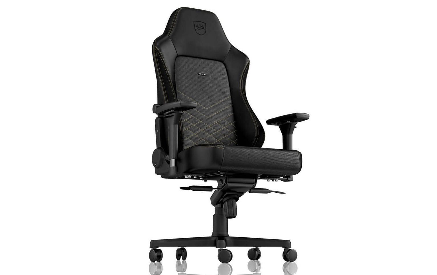 Gaming-Stuhl HERO Schwarz/Gold<br>Ergonomischer Gaming-Stuhl