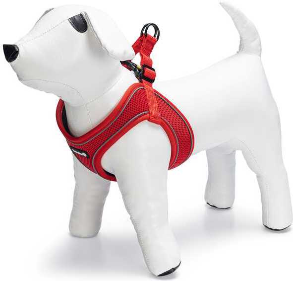 Beeztees hondentuig Parinca Premium rood 41-46 cm