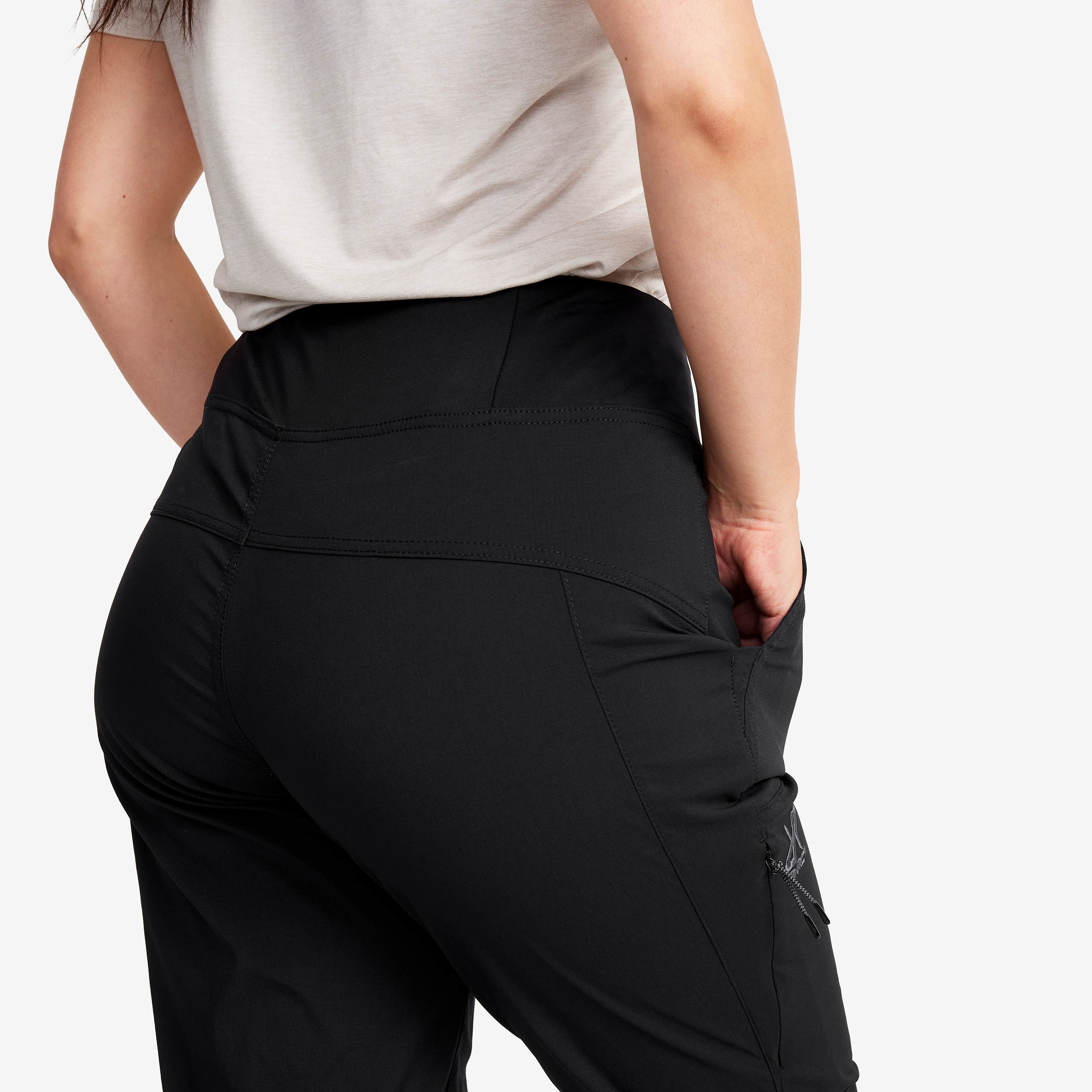 Breezy Ankle Outdoor Pants Dame Black