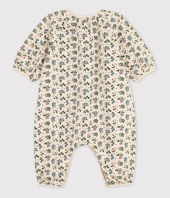 Combinaison longue imprimée bébé en coton