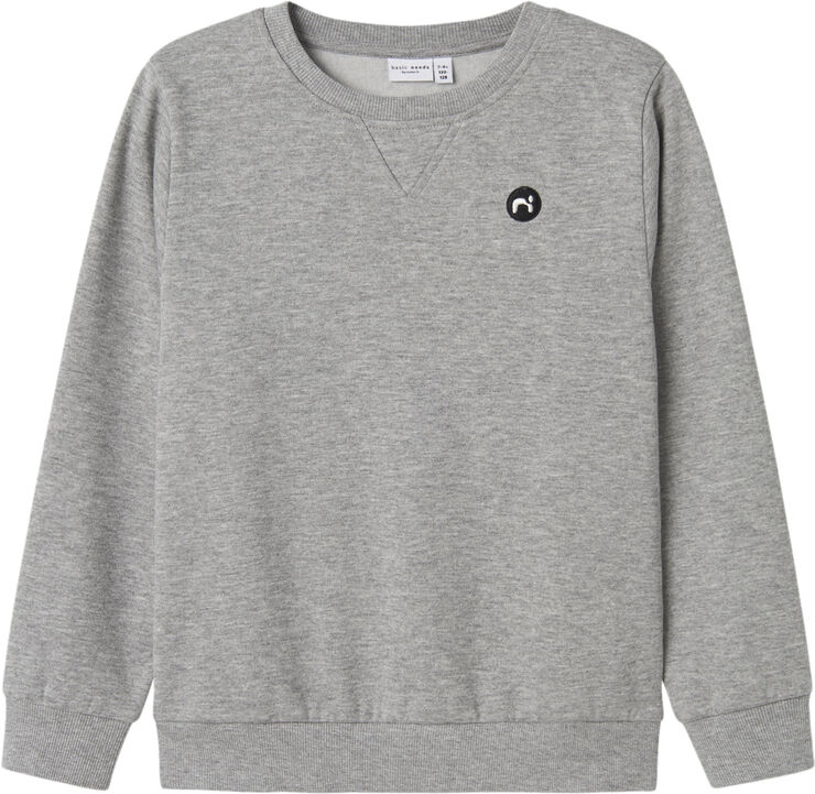 Name It NKMVIMO LS SWEAT BRU NOOS Grey melange