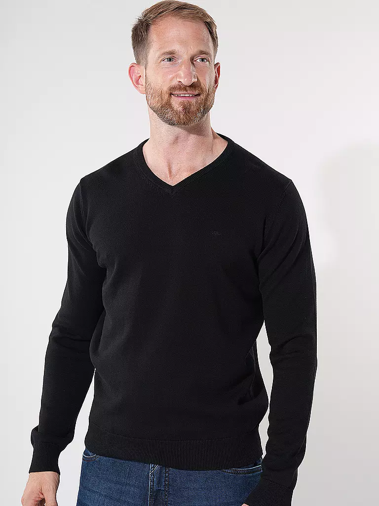 FYNCH HATTON Pullover schwarz