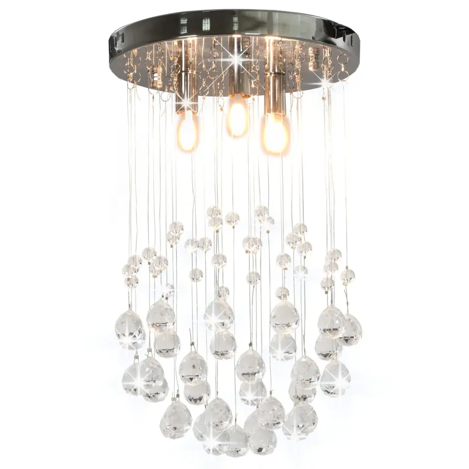 vidaXL - Plafondlamp - Zilver - Metaal