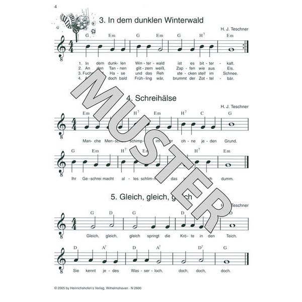 Heinrichshofen's Verlag Fridolins Liederkarussell