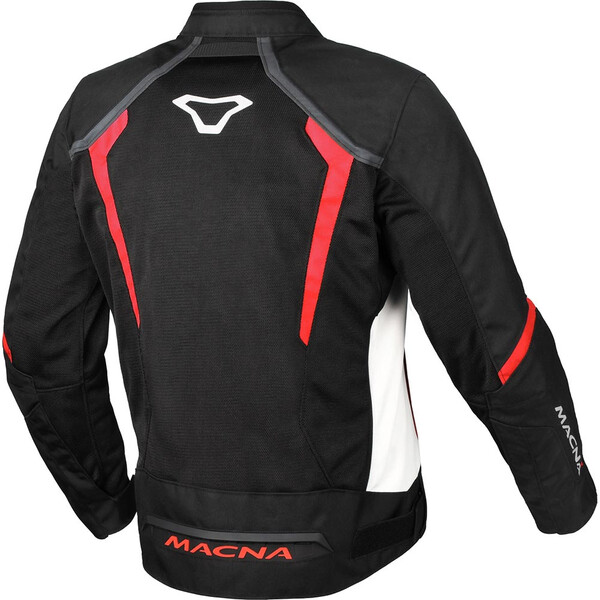 Macna - Blouson Grisco Noir / Rouge