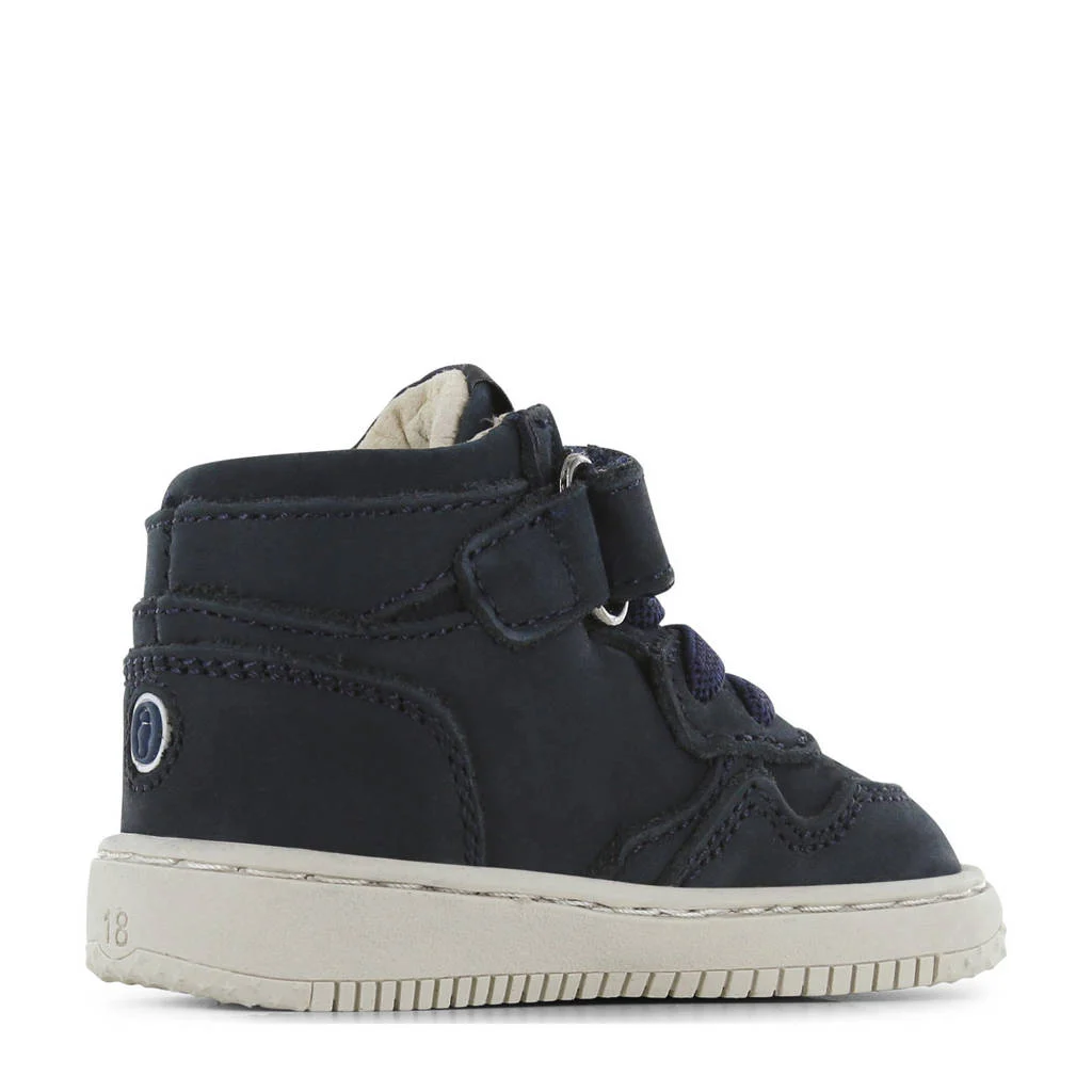 Shoesme suède sneakers donkerblauw