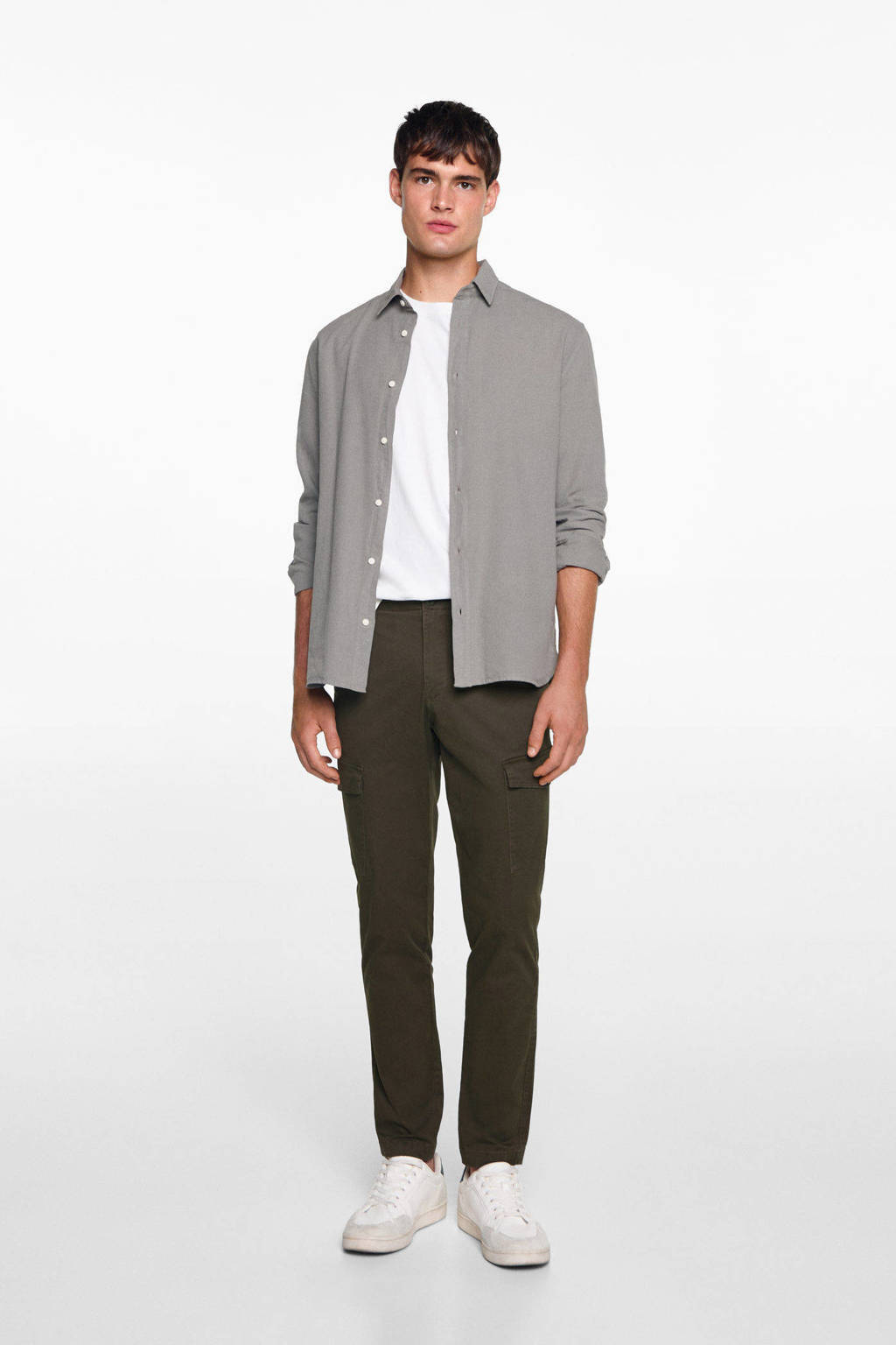 MANGO TEEN cargobroek middengroen