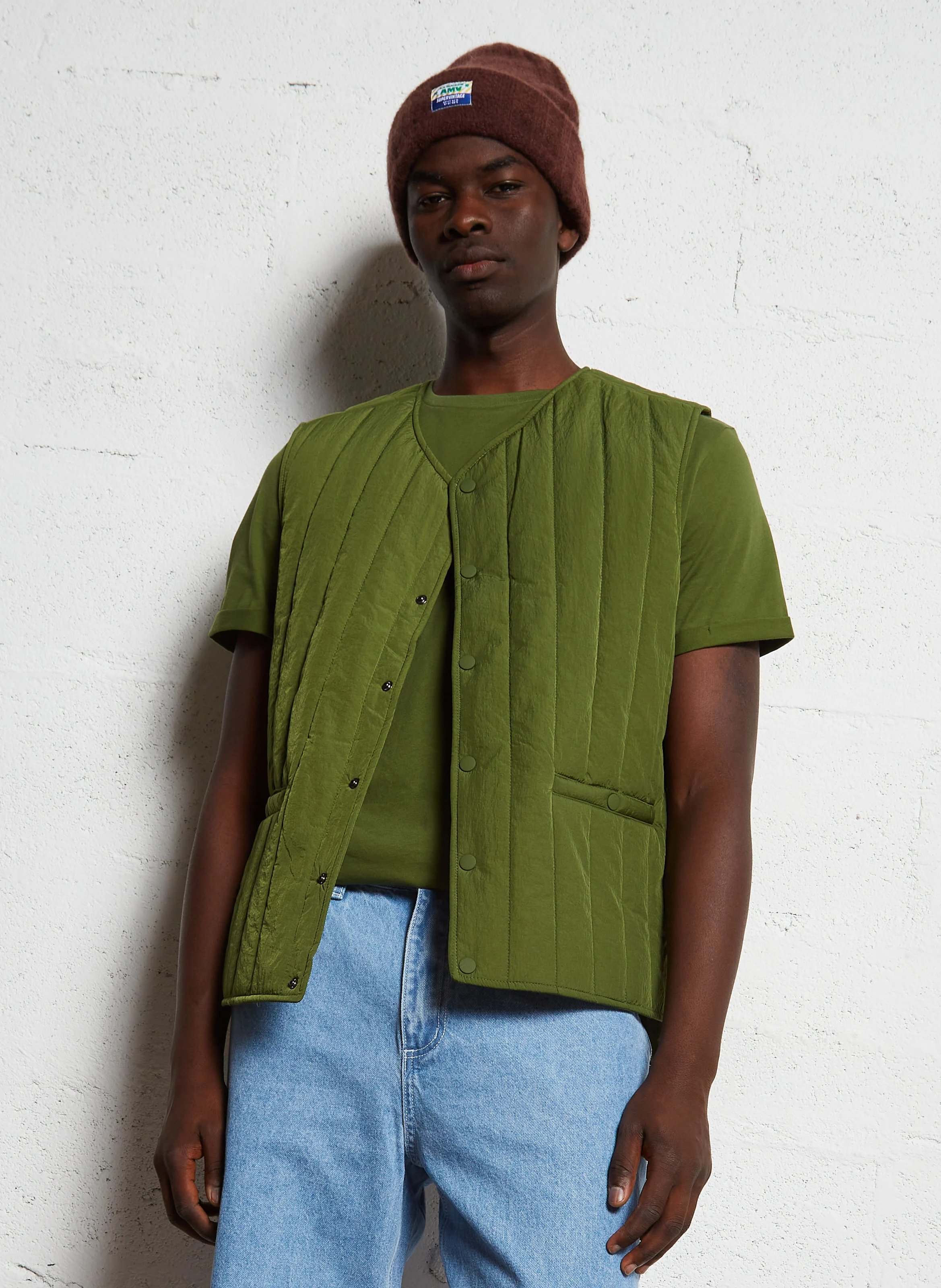 MARTIN - Veste col V | Vert