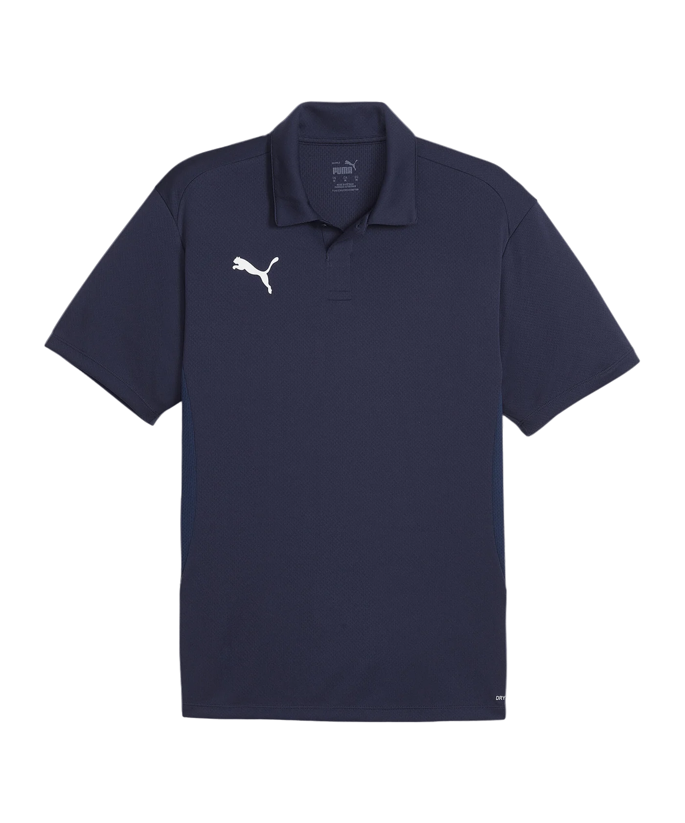 PUMA teamGOAL Poloshirt Blau Weiss F06
