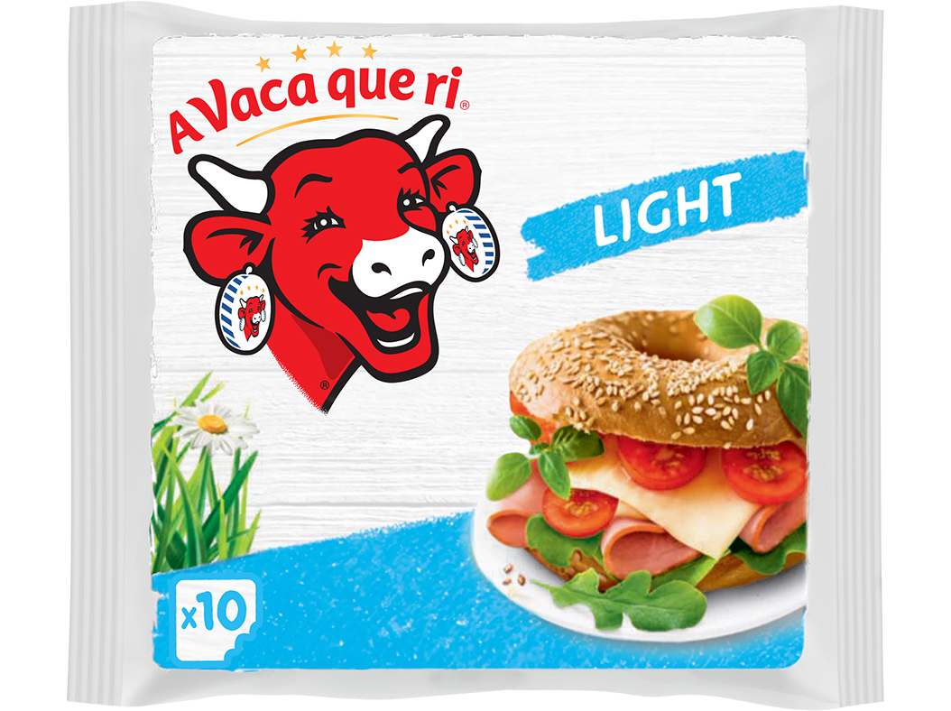 QUEIJO FUNDIDO A VACA QUE RI FATIAS LIGHT 200G