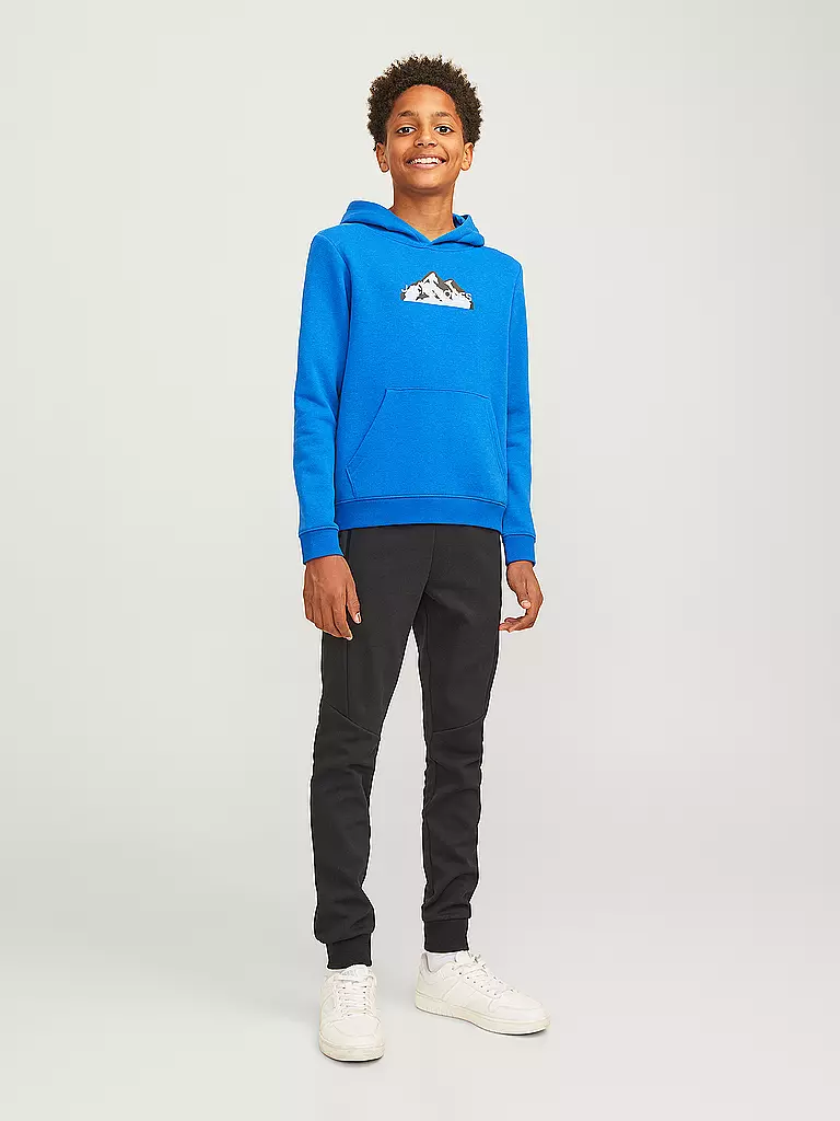 JACK & JONES Jungen Jogginghose JPSTWILL JJFUSION schwarz