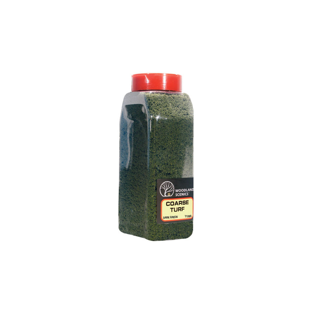 Woodland Scenics - Flocage Épais en Shaker Dark Green