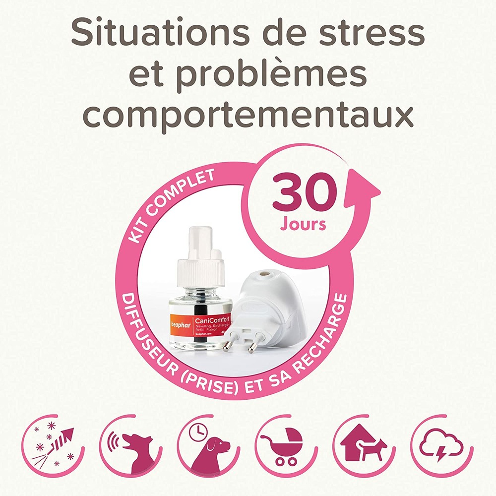 Diffuseur anti stress de phéromones chien