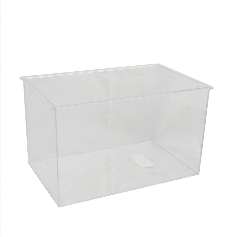 Leeg plastic aquarium, klein
