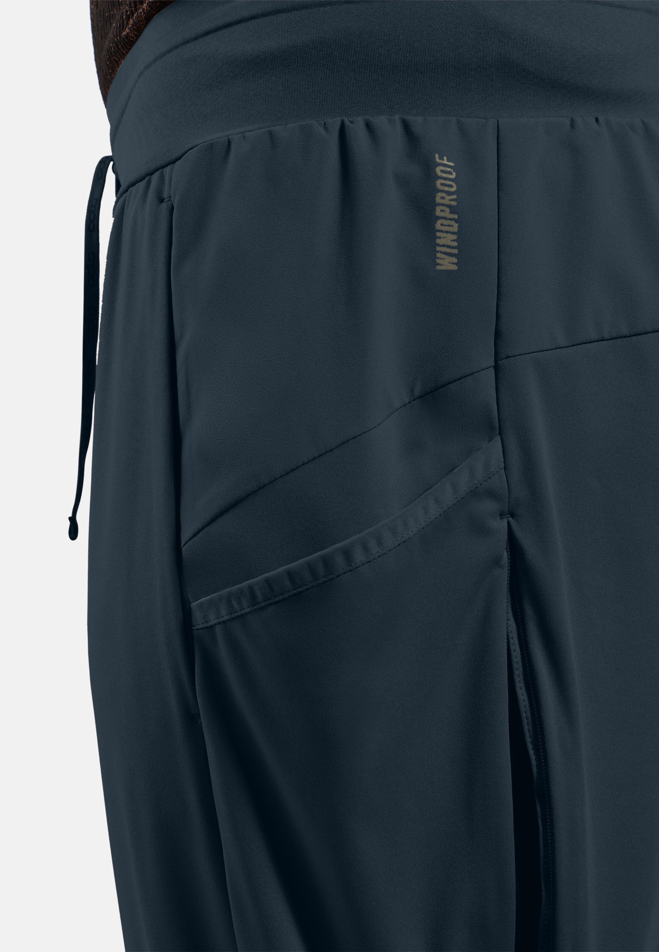 Winddichte Zeroweight Pro Warm Langlaufhose in dark sapphire