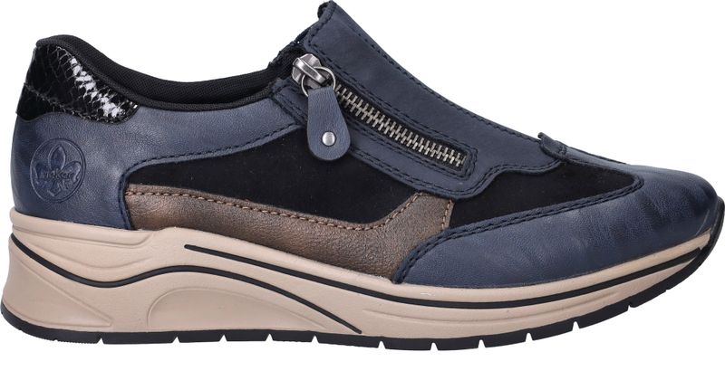 Rieker Sneakers Blauw Dames