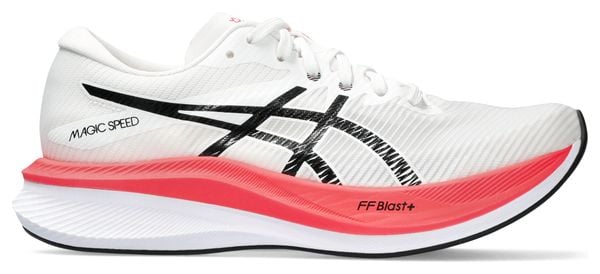 Chaussures Running Asics Magic Speed 3 Blanc/Noir/Rouge Femme