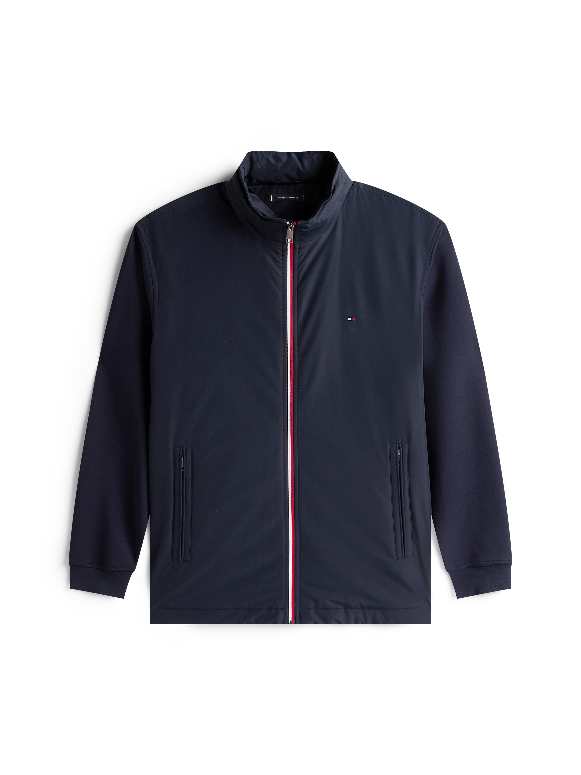 Tommy Hilfiger Big & Tall Outdoorjacke »BT-MIX MEDIA HARRINGTON-B« ohne Kapuze Kapuzenjacke Freizeitjacke Übergangsjacke Funktionsjacke Grosse Grössen