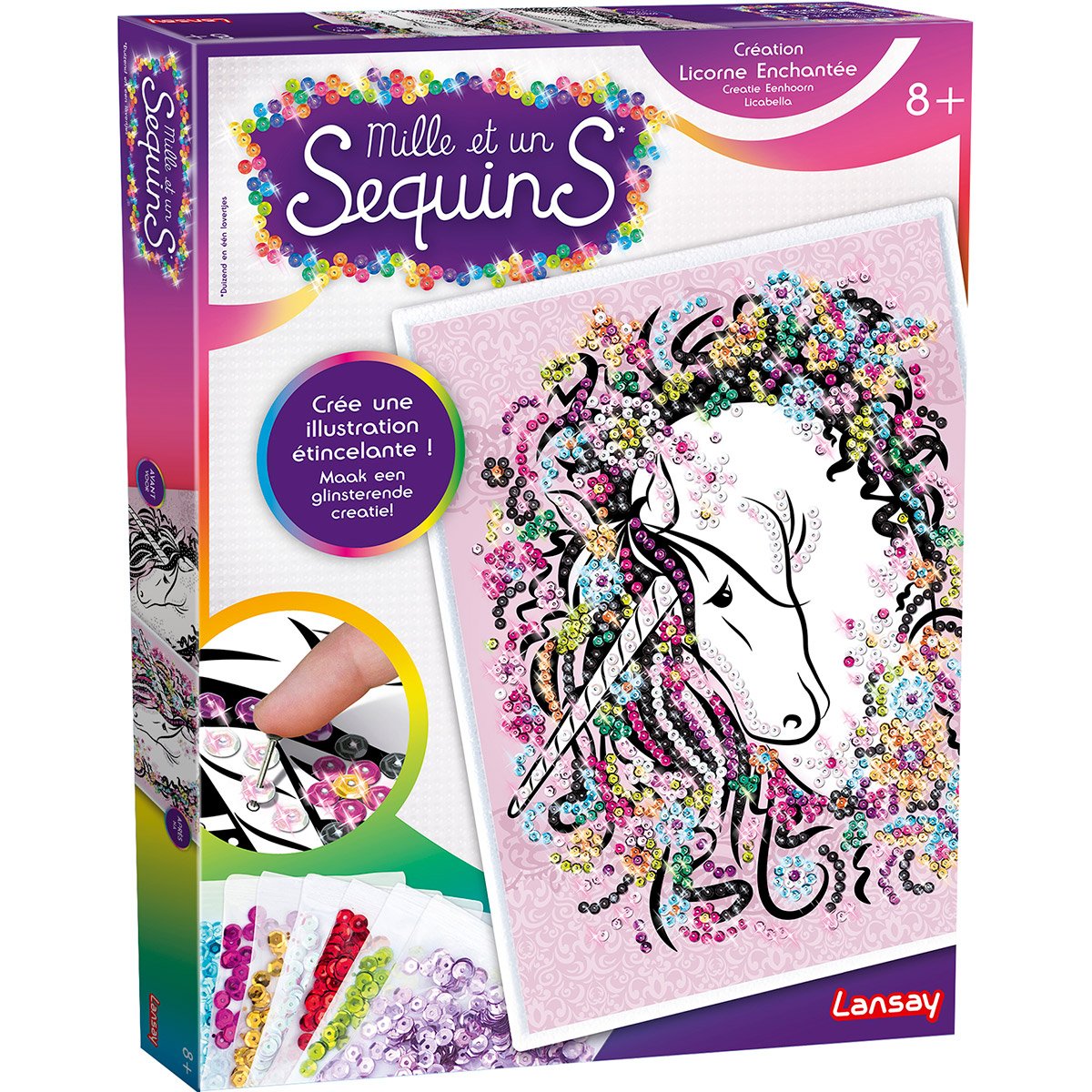 Coffret Mille et un sequins Licorne