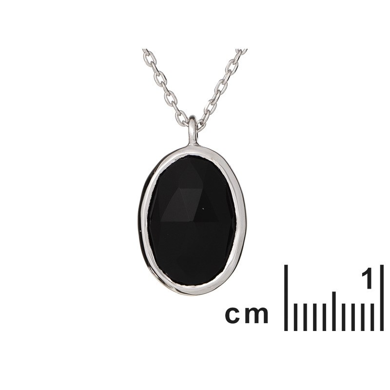 COLLIER ONYX ARGENT