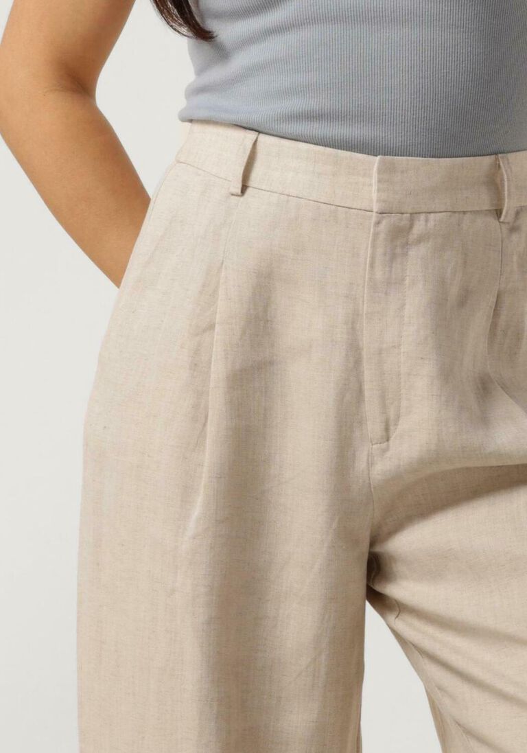 GESTUZ zand gestuz pantalon lizagz linen hw pants