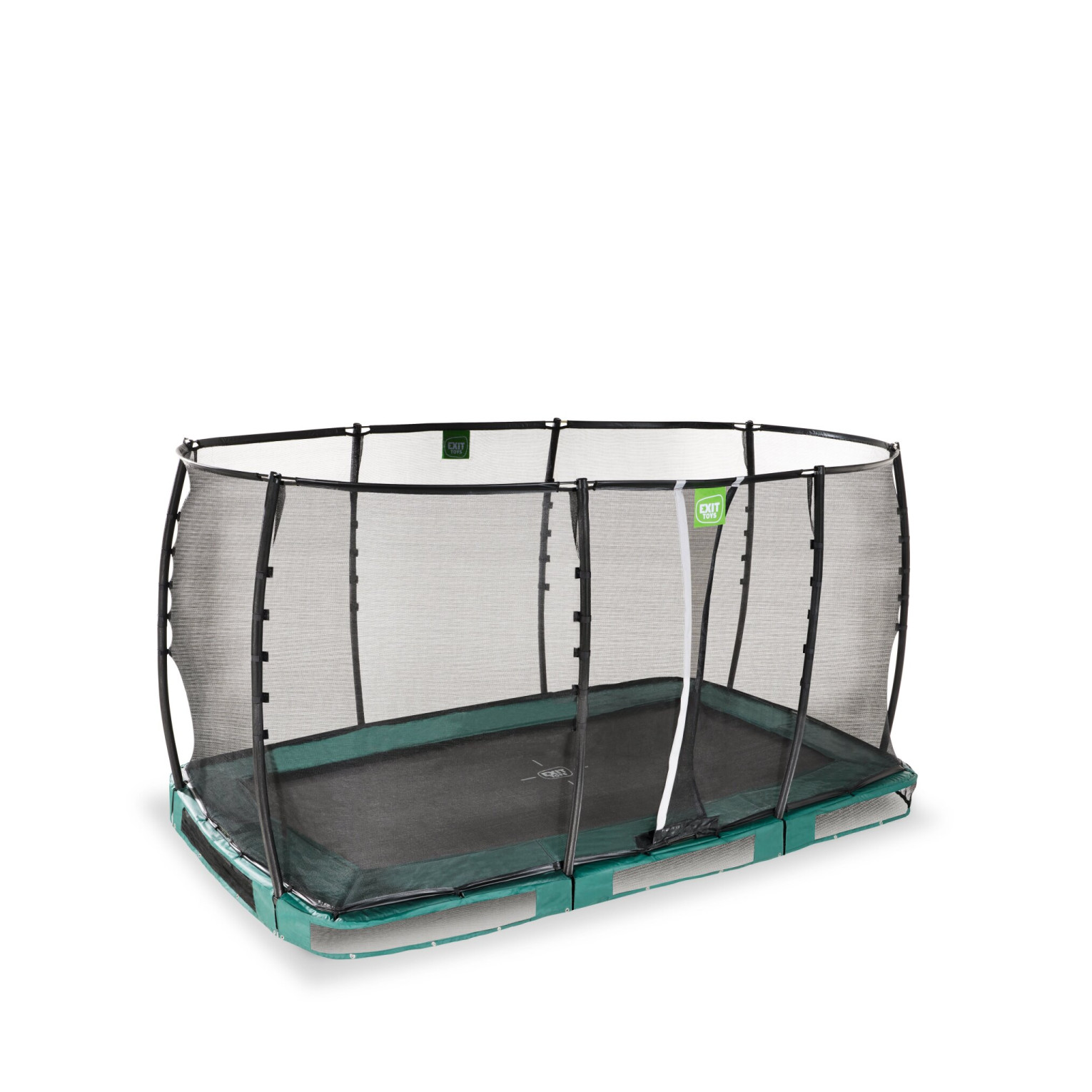 EXIT Allure Premium inground trampoline 214x366cm - groen