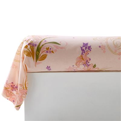 Linge de lit fleurs de lys - BECQUET CRÉATION