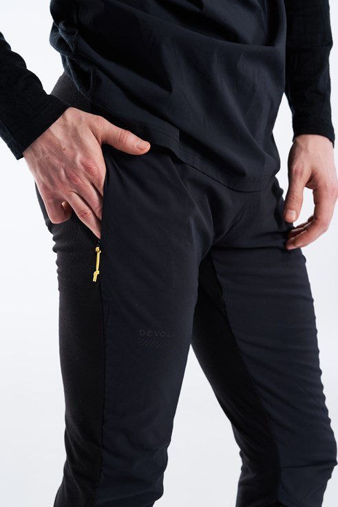 Running Merino Cover Pants Herre Caviar