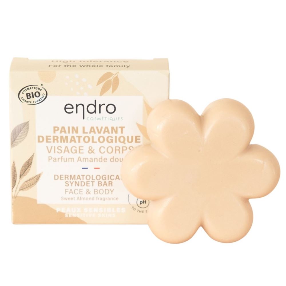 ENDRO COSMETIQUES Dermatologische Waschpflege für Gesicht & Körper<br>85 ml, fest, Süssmandelduft
