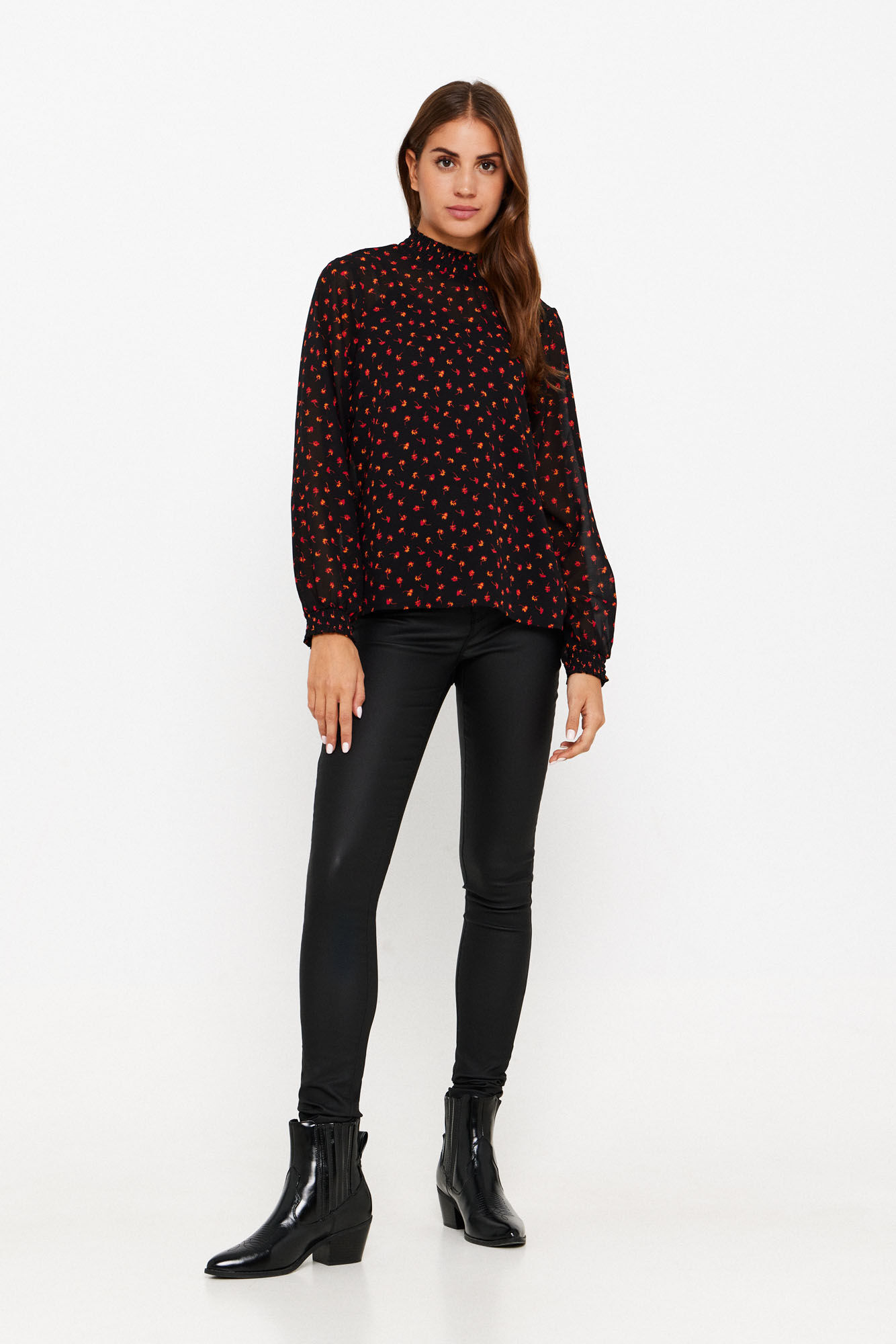 Blusa de mangas compridas