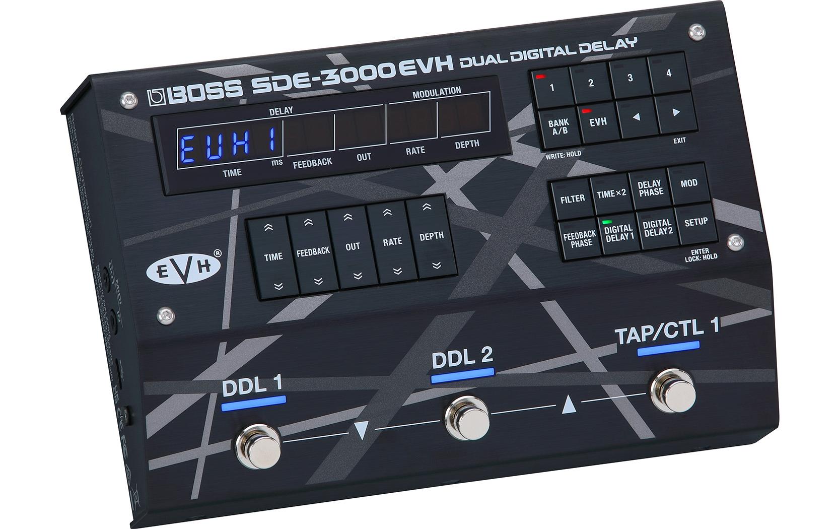 Pedal SDE-3000-EVH<br>Dual-Delay-Pedal entwickelt in Zusammenarbeit mit Eddie Van Halen