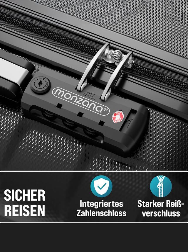 Komfortables reisen mit 3-teiligem Kofferset