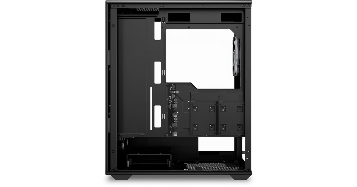 SharkoonVK4 ARGB midi tower behuizing  (Zwart | 2x USB-A | RGB | Tempered Glass)
