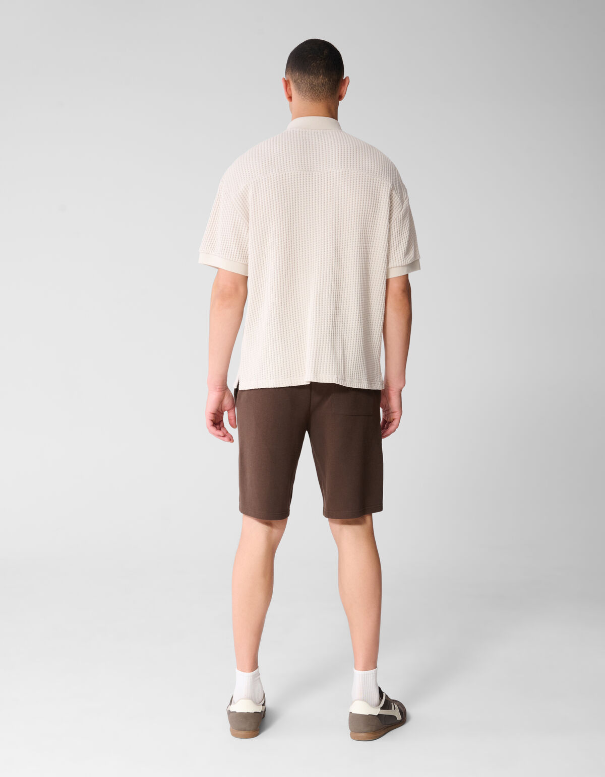 Heavy Waffle Polo Zand