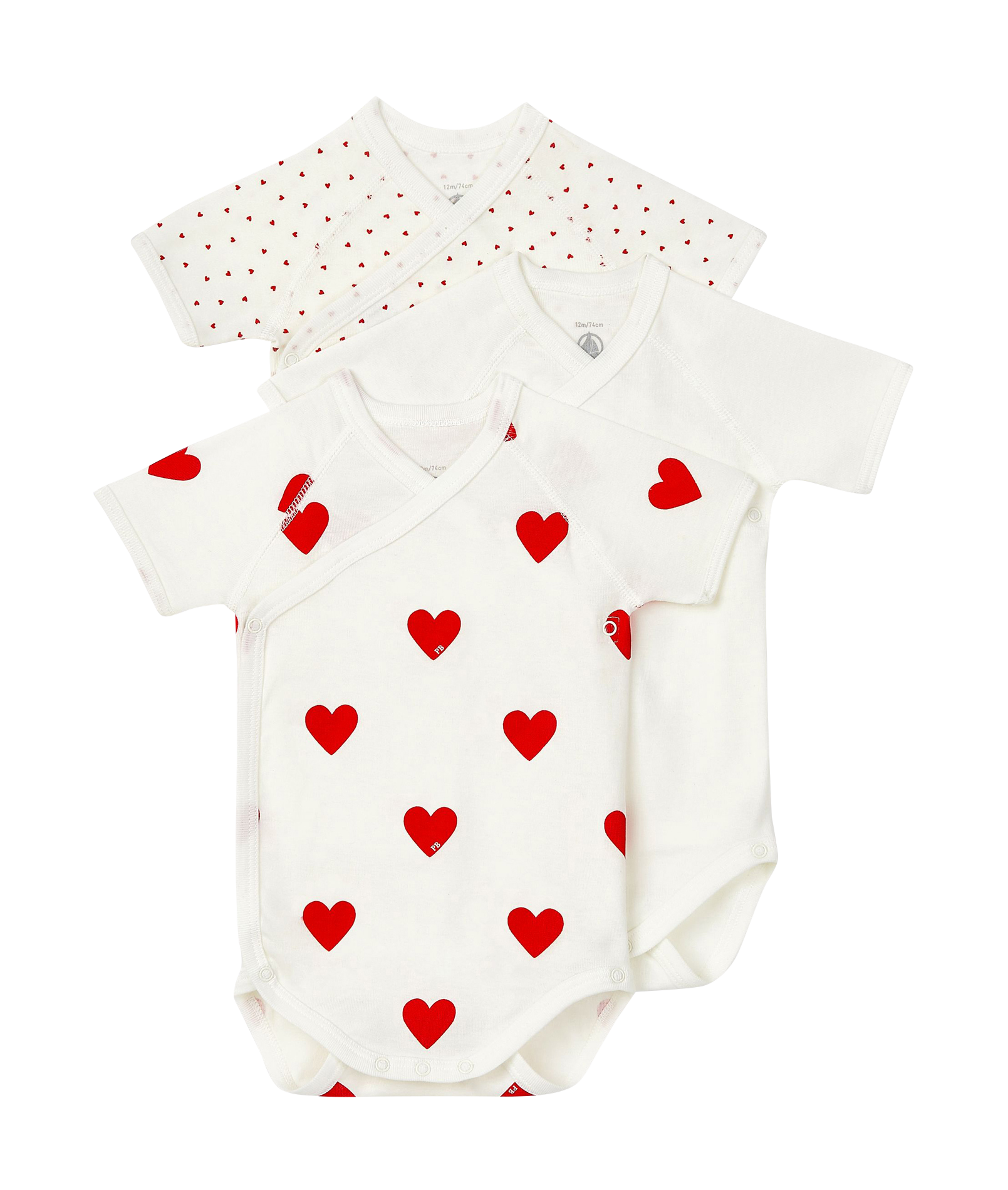 Lots de 3 bodies en coton | Multicolore