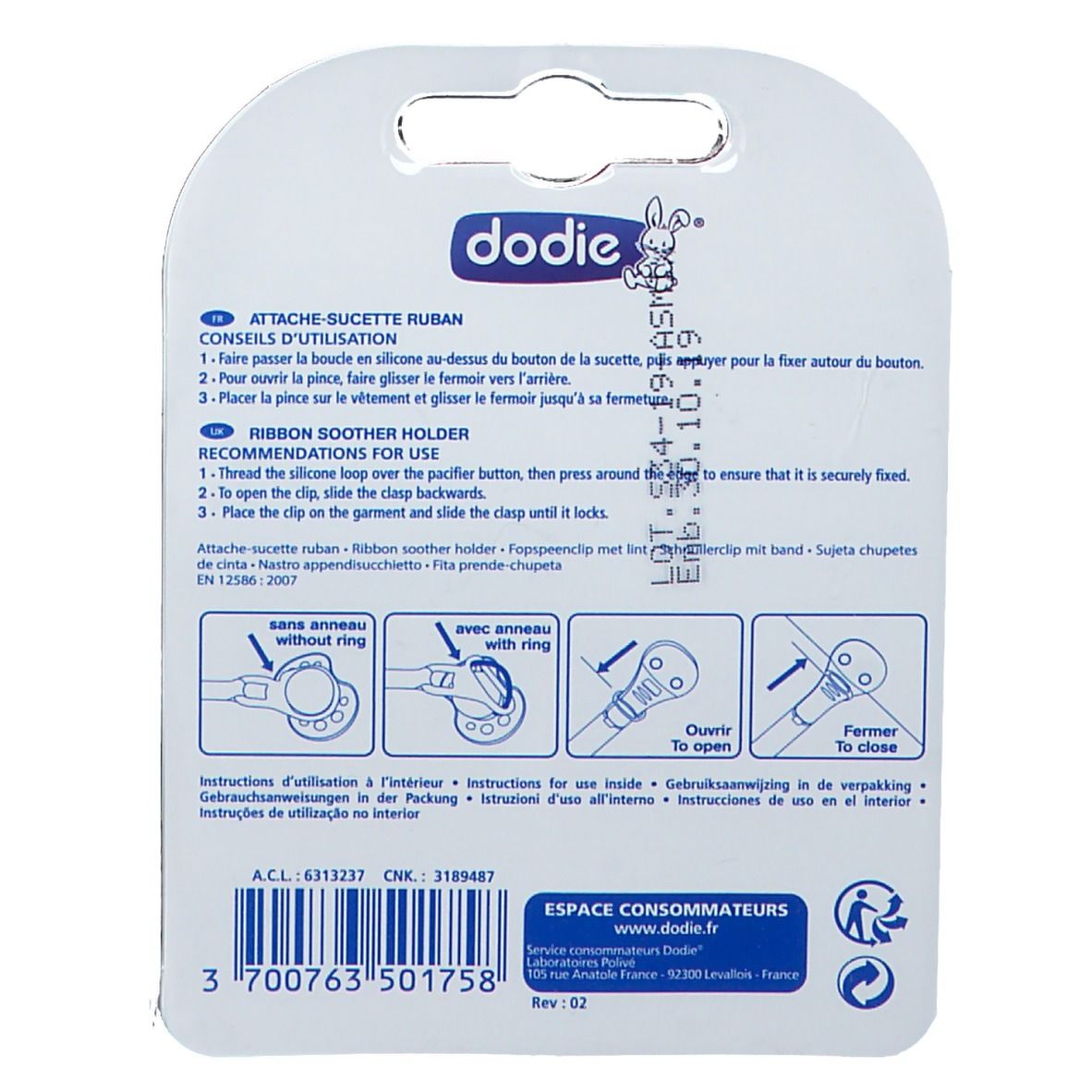 dodie® Schnullerkette