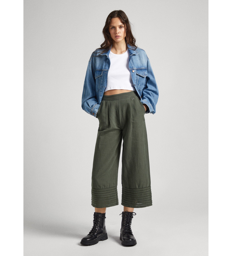 Calças verdes Pepe Jeans Feva