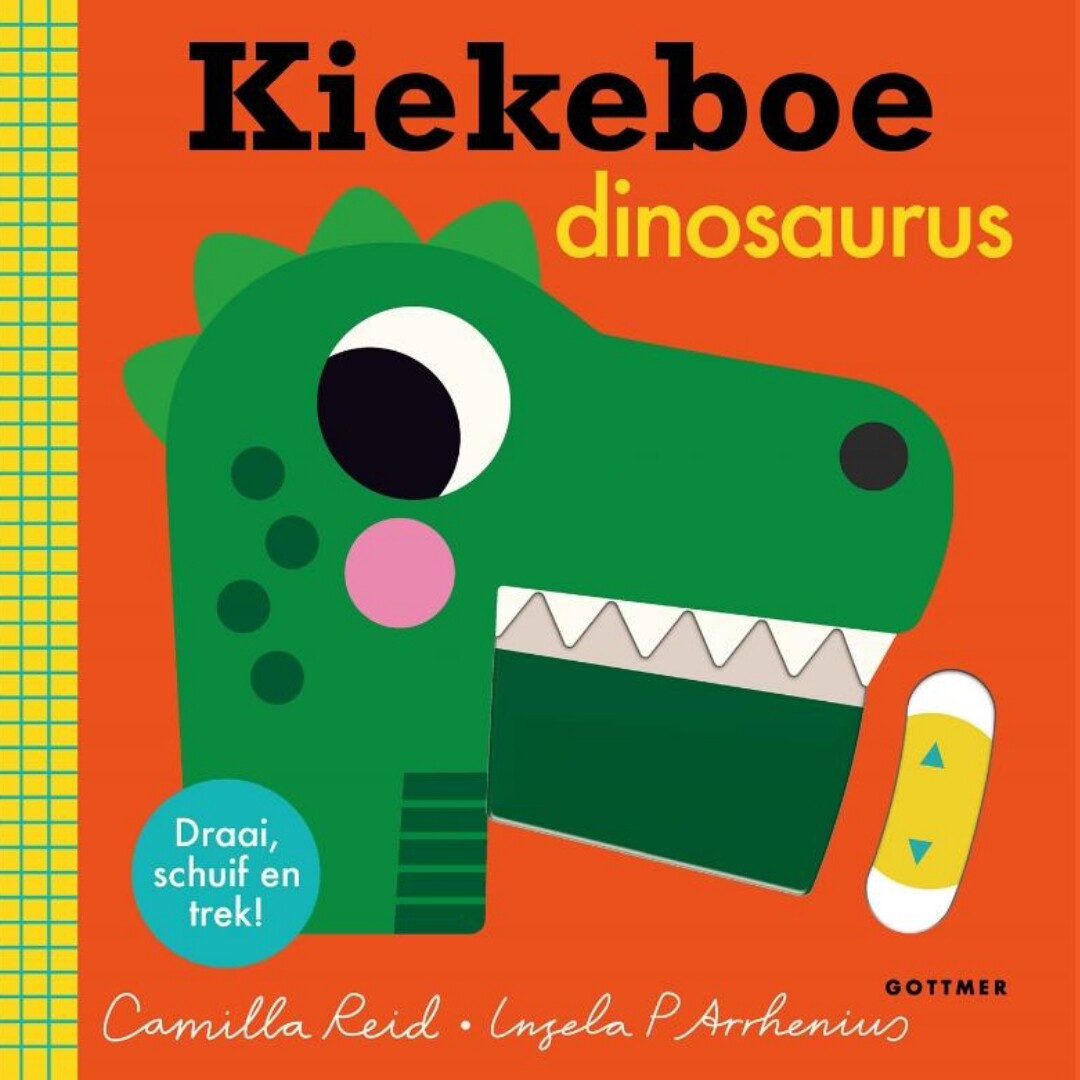 Uitgeverij gottmer kartonboek kiekeboe dinosaurus