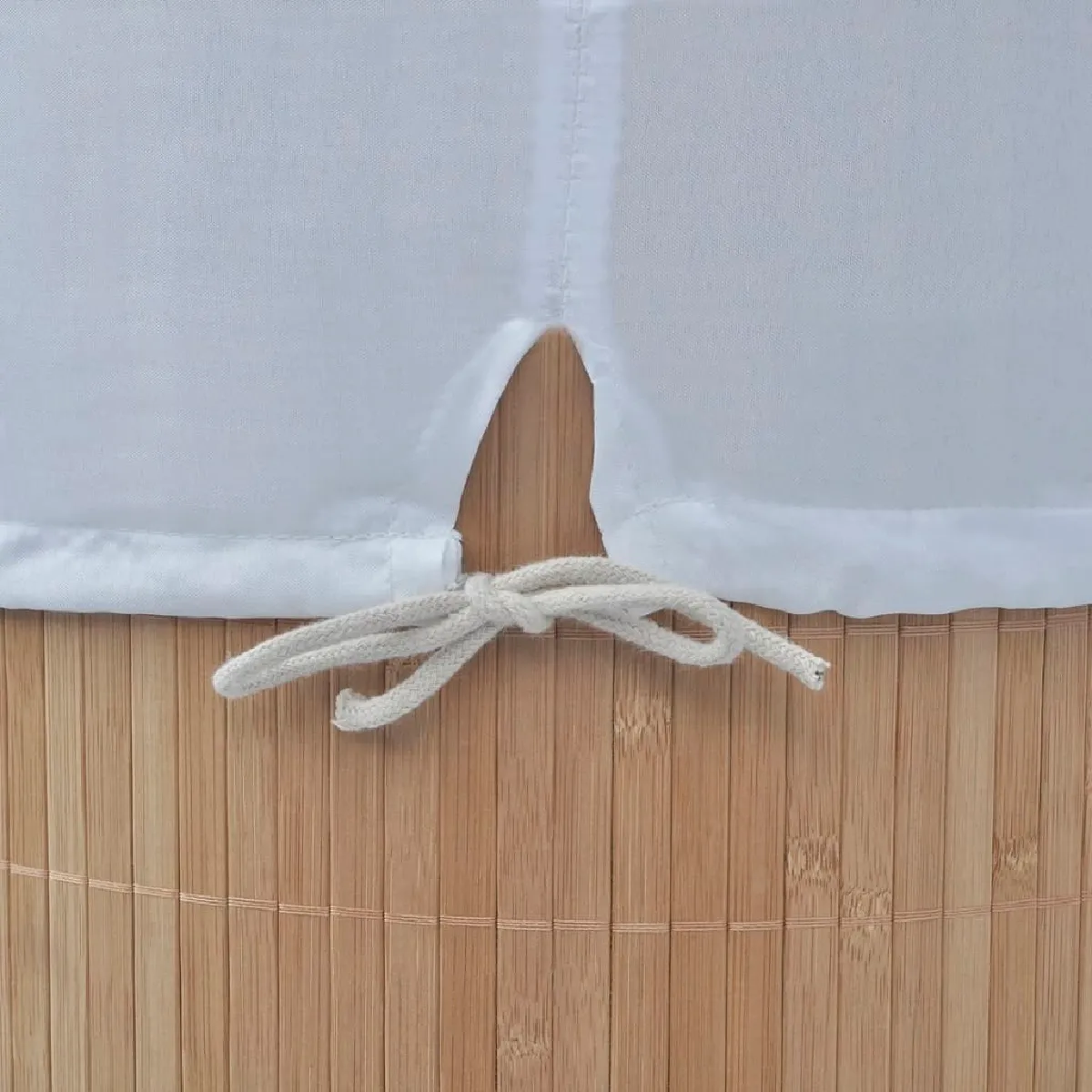 Panier à linge vidaXL - Ovale bambou naturel