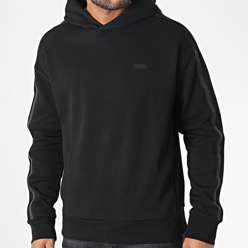 Sweat Capuche Logo Tape 0753 Noir