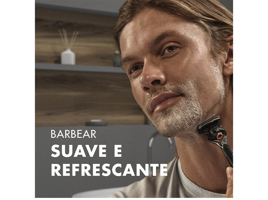 ESPUMA DE BARBEAR FUSION PELE SENSIVEL GILLETTE 250 ML