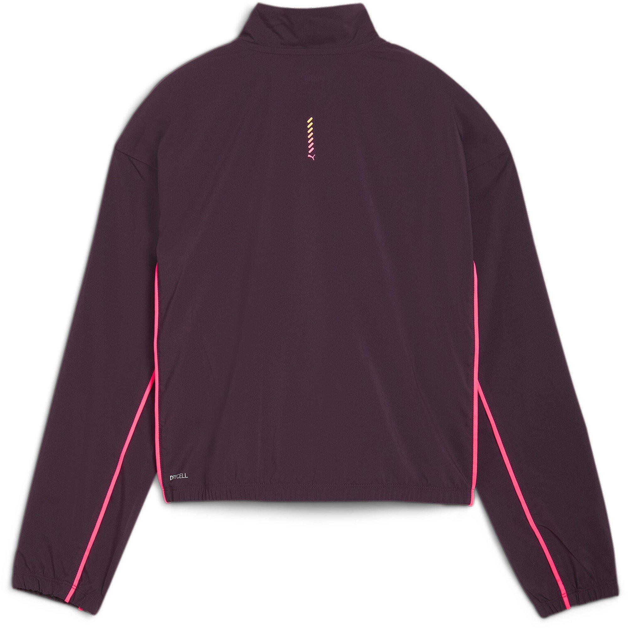 Puma Puma Run For Her Fashion Woven 1/2 Zip Fleece Womens