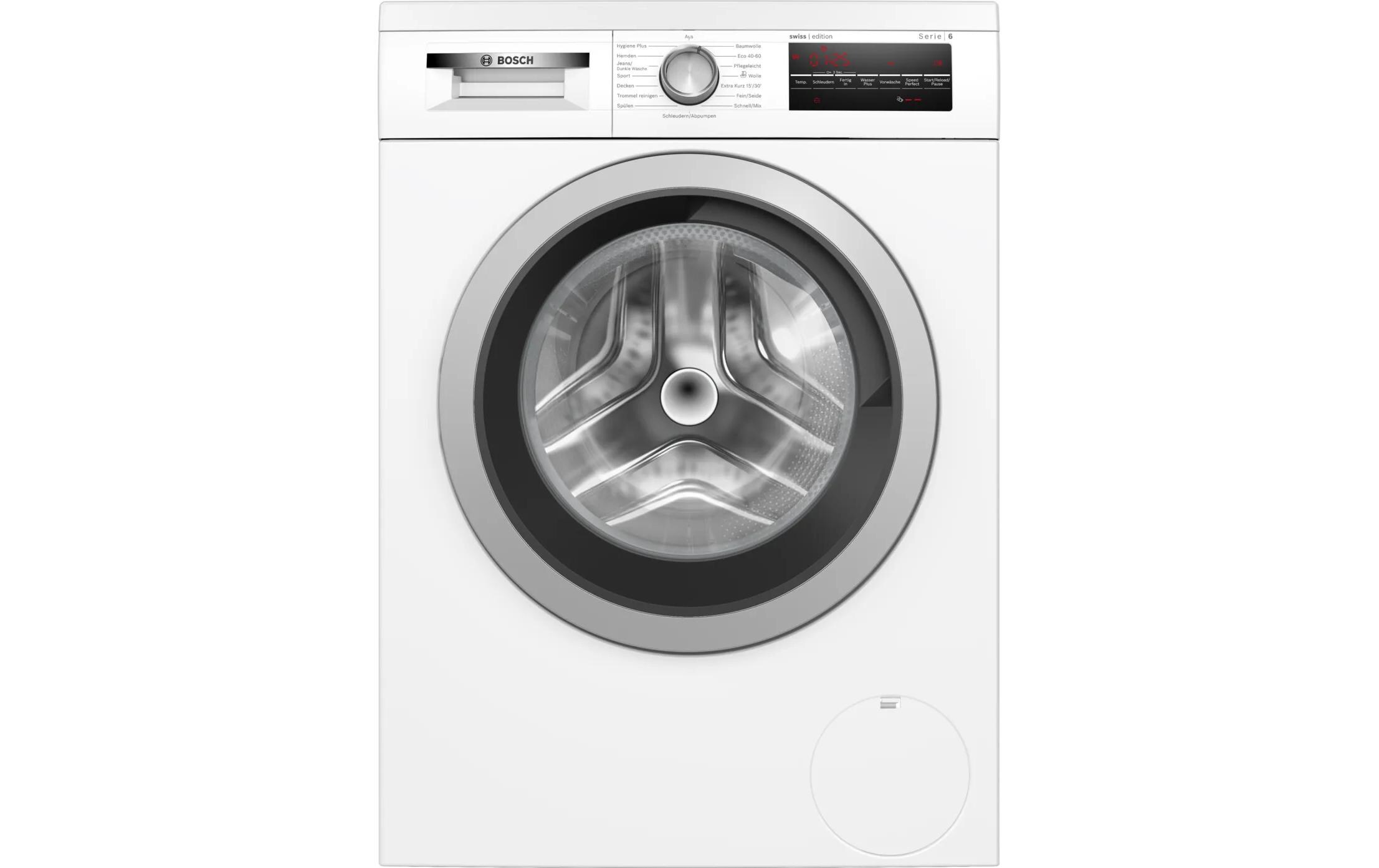 Waschmaschine WUU28T10CH Links<br>Frontloader mit LED-Display