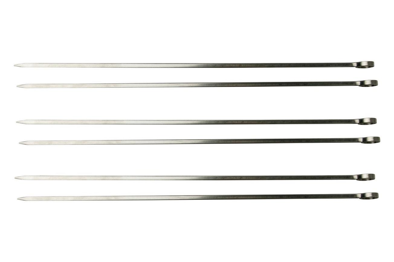 Tramontina Churrasco 26499-003 RVS BBQ-spiezen 6-stuks, 30 cm