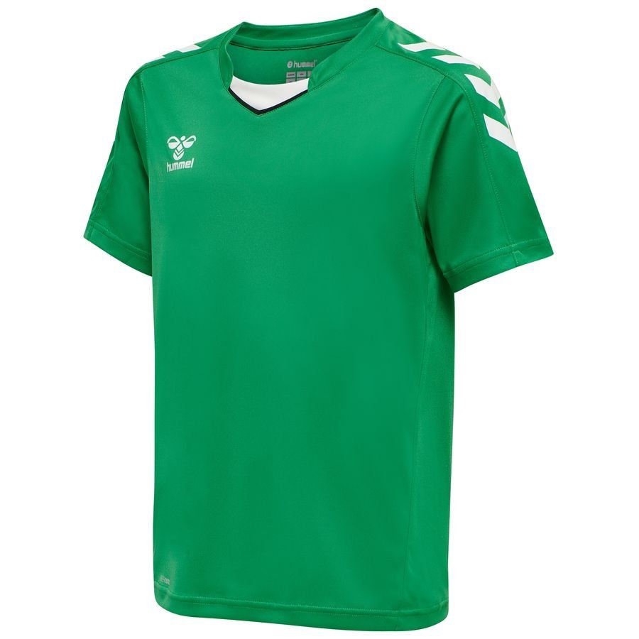 Hummel Maillot Core - Vert/Blanc Enfant