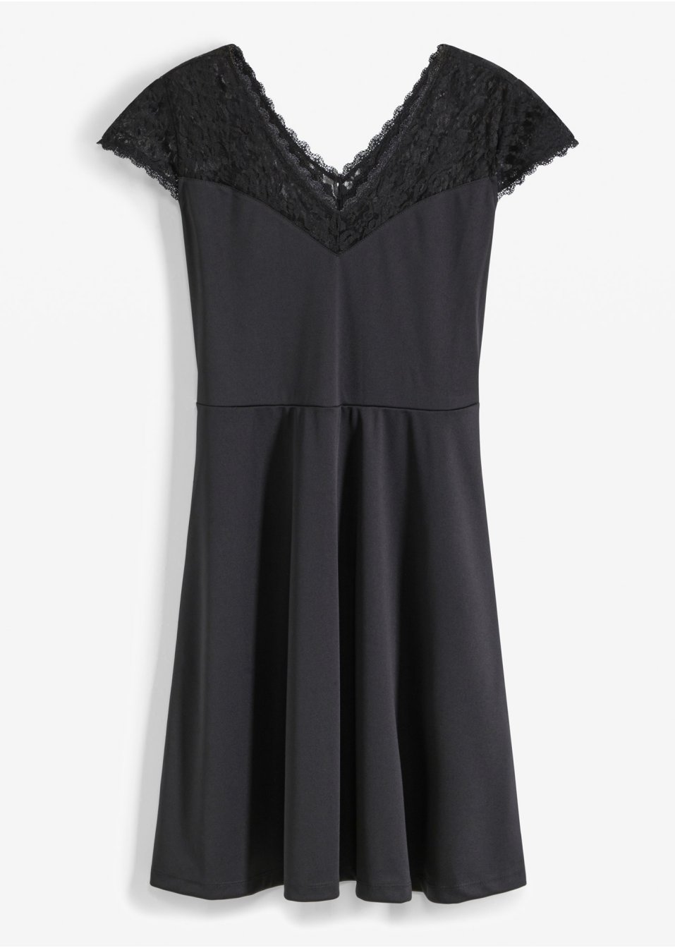 Robe en jersey à dentelle
