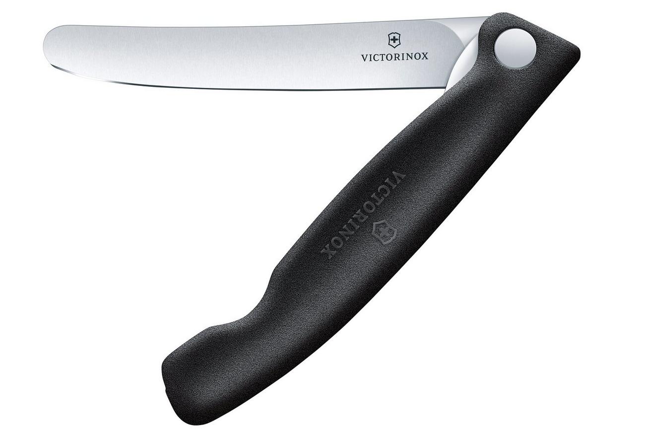 Victorinox Swiss Classic Picnic Knife 6.7803.F Straight, Black, vouwbaar groentemes