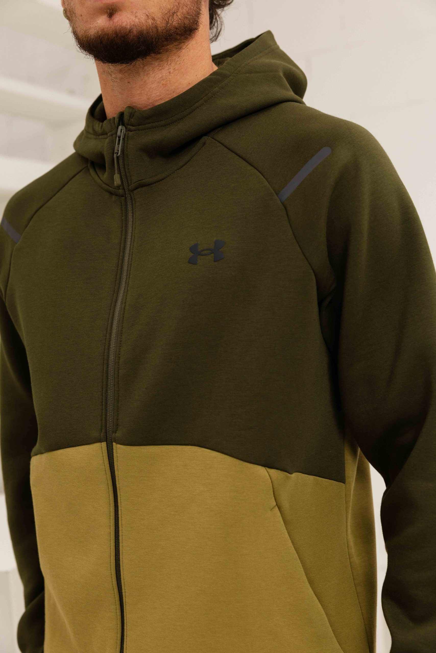 Under Armour Unstoppable Fleece Trainingspak Heren Donkergroen