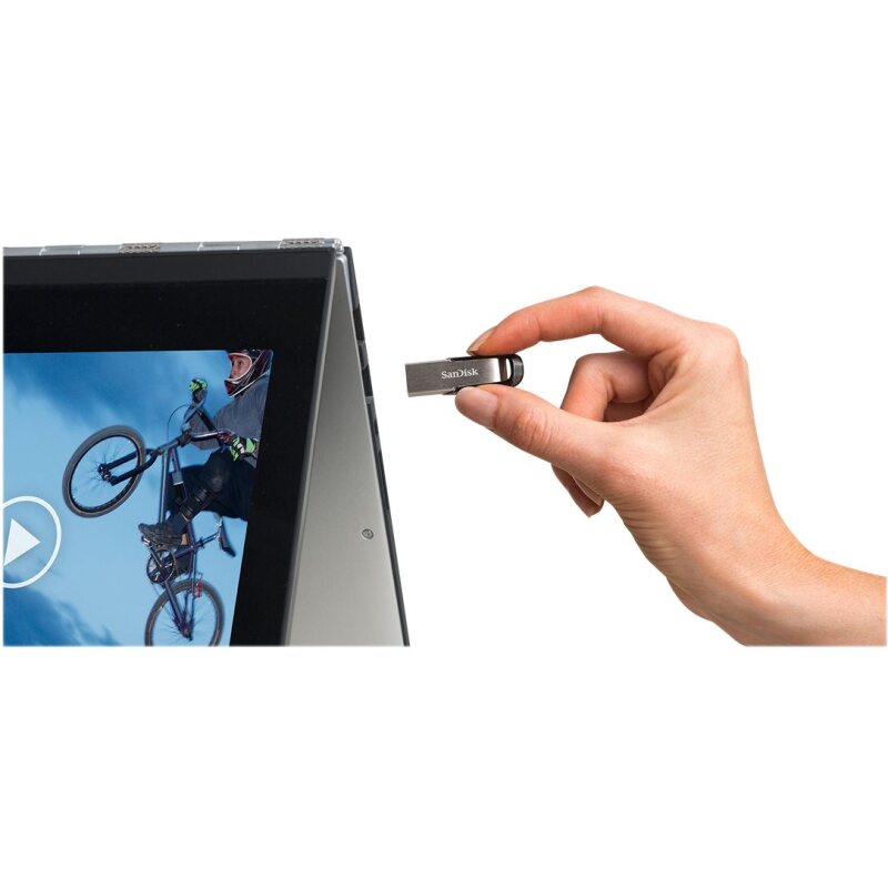 Sandisk clé USB Ultra Flair 256 Go Usb 3.0 (Usb-A) Noir/argent