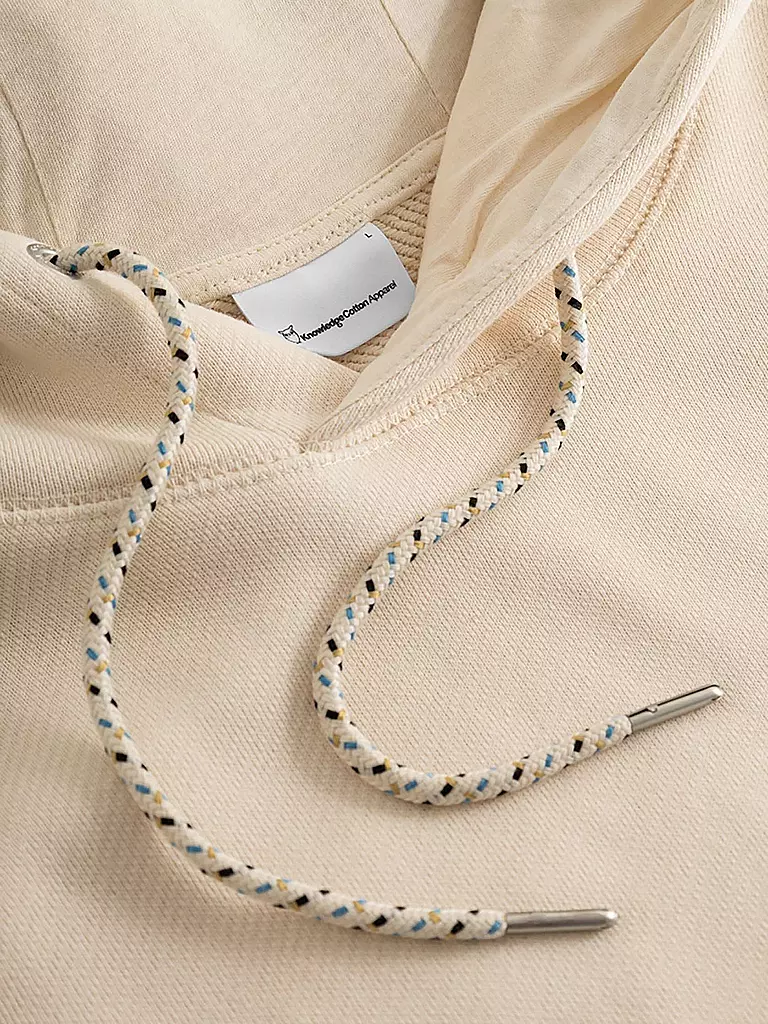 KNOWLEDGE COTTON APPAREL Kapuzensweater - Hoodie creme